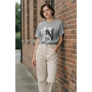 The Beatles Graphic Gray Tree Shirt Size XL